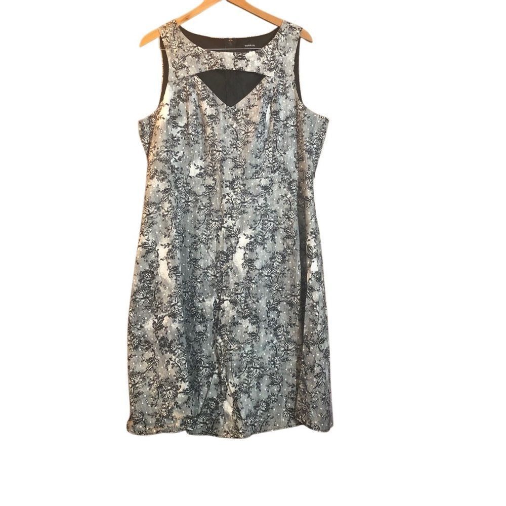 Torrid Floral Sleeveless Midi Sundress